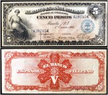 1908. Manila. Banco Español Filipino. 5 pesos. (Ed. F23) (Ed. 23) (Filabo 22FL) (Pick. 1). 1 de enero. Los billetes del Archipiélago, que por más de m...