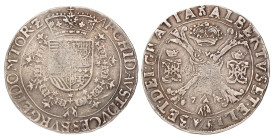 Patagon. Henegouwen. Tournai. Albert & Isabella. ZJ (1598-1621). Zeer Fraai.