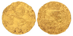 Soeverein. Vlaanderen. Filips IV. 1656. Zeer Fraai / Prachtig.