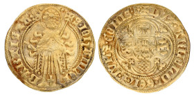 St. Jans goudgulden. Gelderland. Arnold van Egmond. Z.j. (1423 - 1427). Zeer Fraai.