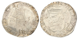 Zilveren dukaat. Gelderland. 1659. Fraai +.