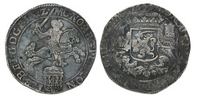 Dukaton of zilveren rijder. Gelderland. 1667. Zeer Fraai -.