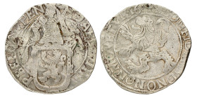 Leeuwendaalder. Kampen. 1649. Zeer Fraai +.