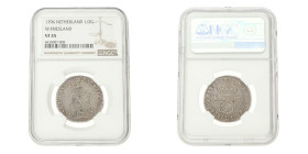 Halve Generaliteitsgulden van 10 stuiver. West-Friesland. 1796. VF 35.