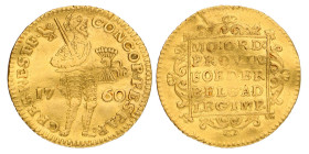 Gouden dukaat. West-Friesland. 1760. Zeer Fraai.