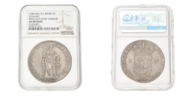 3 gulden. V.O.C. (Zeeland). 1789. AU details.