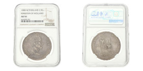 2½ Gulden. Lodewijk Napoleon. 1808. AU 55