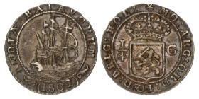 ¼ Gulden. Nederlands-Indië. 1802. Zeer Fraai +.