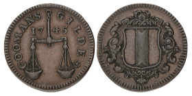 Nederland. Dordrecht. 1745. Koopmans- of Kramersgilde.