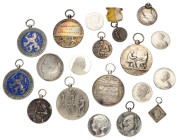 Nederland. 20e eeuw. Lot (19) Zilveren penningen.