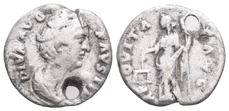 Diva Faustina I. Died A.D. 140/1. AR denarius
Reference:

Condition: Very Fin...