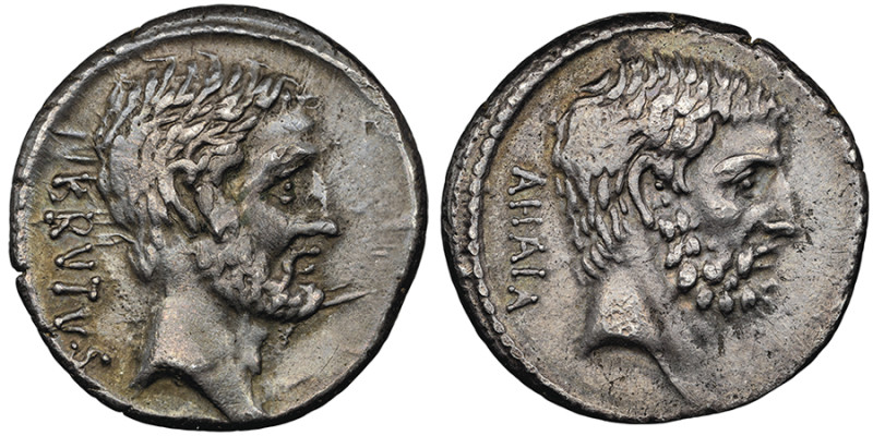 M. Junius Brutus
Denarius, Rome, 42 avant J.-C., AG 4 g.
Ref : Crawford 433/2, R...