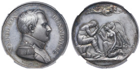 Cent-Jours, 20 mars-22 juin 1815
Médaille en argent, 1815 (1820), Napoléon à Sainte-Hélène, AG par Webb et Mills.
Avers : Buste à droite en uniforme.
...