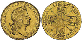 George I 1714-1727
1/2 Guinea 1725, London, AU 4.15 g. Ref : S. 3637, Fr. 329
Conservation : NGC MS 64. FDC