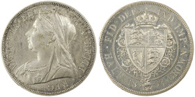 Victoria 1837-1901
Proof 1/2 Crown 1893 , AG
Ref : S. 3938
Conservation : PCGS PROOF 65. Flan bruni
