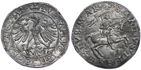 MESSERANO
Ludovico II e Pier Luca Fieschi 1521-1528
Testone, AG 7.33 g.
Avers : LVD•7•P•LVCAS•FLISC•LAVA•CO•M•D• Aigle
Revers : SANTVS TEONESTVS MAR S...