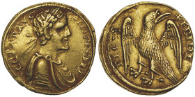 MESSINA
Federico II di Svevia re di Sicilia 1198-1250, imperatore dal 1220
Augustale, ND, AU 5.24 g.
Avers : CESAR AVG IMP ROM
Revers : FRIDERICVS
Ref...