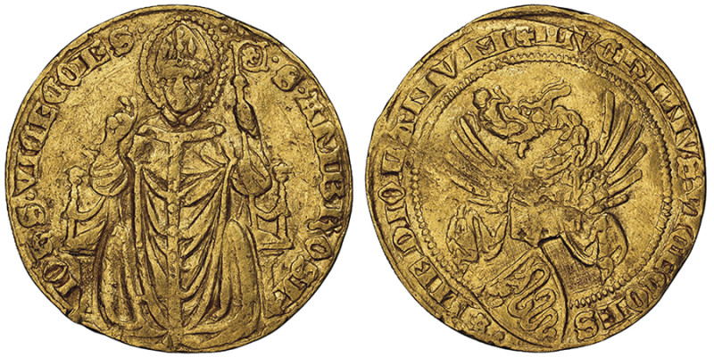 MILANO
Luchino e Giovanni Visconti, Signori di Milano 1339-1349
Fiorino, ND, AU ...