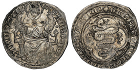 Gian Galeazzo Visconti Duca di Milano 1395-1402
Pegione o Grosso da 1 1/2 soldi, AG 2.32 g. Ref : MIR 121 , Biaggi 1475
Conservation : NGC AU 55. Supe...