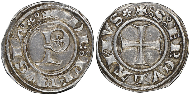 PERUGIA
Repubblica, 1260-1506 
Grosso, AG 1.66 g.
Ref : Biaggi 1870
Conservation...