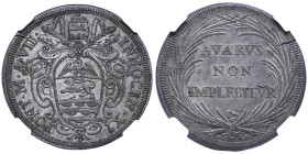 Innocenzo XI 1676-1689 Mezza Piastra, Roma, An VII, AG
Ref : MIR 2021/5, CNI 51/2, Munt. 48, Berm. 2096 Conservation : NGC MS 63+. FDC