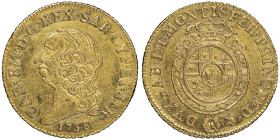 Carlo Emanuele III Secondo Periodo 1755-1773
Doppia Nuova, Torino, 1758, AU 9.62 g. Ref : Cud 1053d(R4), MIR 943d , Sim. 30, Biaggi 808d, Fr. 1105
Con...