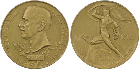 Vittorio Emanuele III 1900-1946
100 Lire, Roma, 1925 R, AU 32.25 g.
Ref : Cud. 1230a, MIR 1117a, Pag. 645, Fr. 32 Conservation : NGC PROOF 64 MATTE. F...
