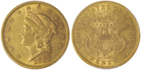 20 Dollars Liberty, Philadelphia, 1867, AU 33,43 g.
Ref : Fr. 174
Conservation : PCGS AU 55
