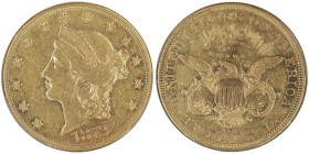 20 Dollars Liberty, Carson City, 1872 CC, AU 33,43 g.
Ref : Fr. 176
Conservation : PCGS AU 50