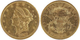 20 Dollars Liberty, San Francisco, 1872 S, AU 33,43 g.
Ref : Fr. 175
Conservation : PCGS AU 55