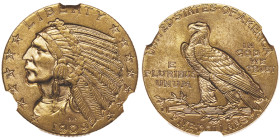 5 Dollars, Denver, 1909 D, AU 8.35 g.
Ref : Fr. 151
Conservation : NGC MS 63