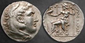 Kings of Macedon. Contemporary imitation from the Galatians (?). Alexander III "the Great" 336-323 BC. Tetradrachm AR