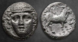 Thrace. Ainos circa 405-400 BC. Diobol AR