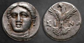 Paphlagonia. Sinope circa 330-250 BC. Trihemiobol AR