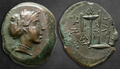 Mysia. Kyzikos circa 300-200 BC. Bronze Æ