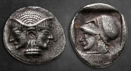 Mysia. Lampsakos circa 500-450 BC. Obol AR