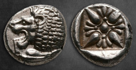 Ionia. Miletos  circa 525-475 BC. Diobol AR