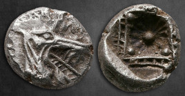 Caria. Kindya  circa 510-480 BC. Tetrobol AR