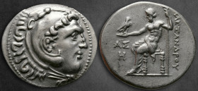 Pamphylia. Aspendos circa 205-204 BC. In the name and types of Alexander III of Macedon. Tetradrachm AR