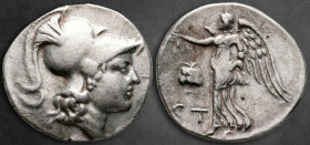 Pamphylia. Side  circa 205-100 BC. Tetradrachm AR