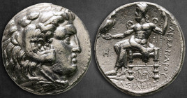 Seleukid Kingdom. Babylon. Seleukos I Nikator 312-281 BC. In the name and types of Alexander III of Macedon. Tetradrachm AR