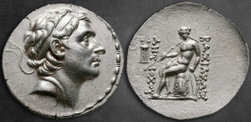 Seleukid Kingdom. Antioch on the Orontes. Antiochos III Megas 222-187 BC. Tetradrachm AR