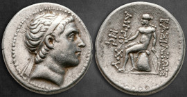 Seleukid Kingdom. "Rose" mint, possibly Edessa. Antiochos III Megas 222-187 BC. Struck circa 222-211 BC. Tetradrachm AR