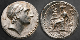 Seleukid Kingdom.  'ΔI' mint. Antiochos III Megas 222-187 BC. Struck circa 202-187 BC. Tetradrachm AR