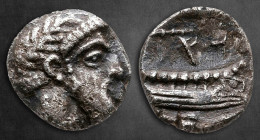 Phoenicia. Arados circa 380-350 BC. Obol AR
