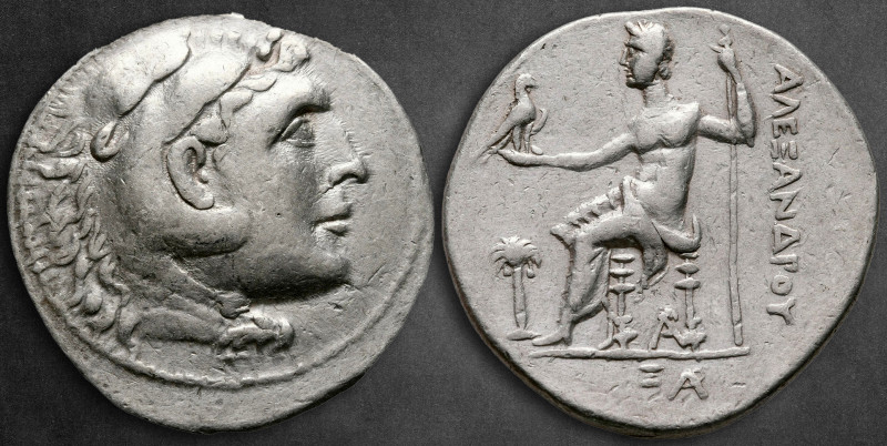 Phoenicia. Arados circa 199-198 BC. In the name and types of Alexander III of Ma...