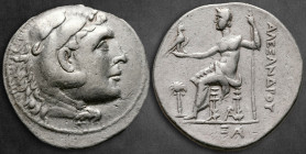 Phoenicia. Arados circa 199-198 BC. In the name and types of Alexander III of Macedon. Tetradrachm AR