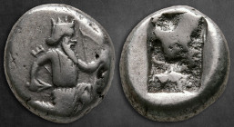 Persia. Achaemenid Empire. Sardeis. Time of Xerxes II to Artaxerxes II 420-375 BC. Siglos AR