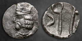Persia. Istakhr (Persepolis). Uncertain king 100-1 BC. Obol AR