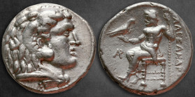 Ptolemaic Kingdom of Egypt. Arados. Ptolemy I Soter (As satrap) 323-305 BC.  In the name and types of Alexander III of Macedon. Struck circa 320/19-31...